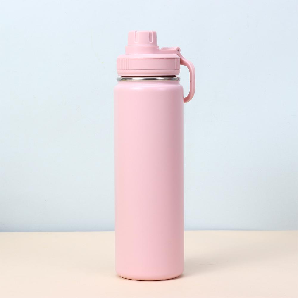 24 Oz Stainless Steel Water Bottle Vacuum Insulated Double Wall Water Bottle Wide Mouth BPA Free Keeps Water Cold for Longer