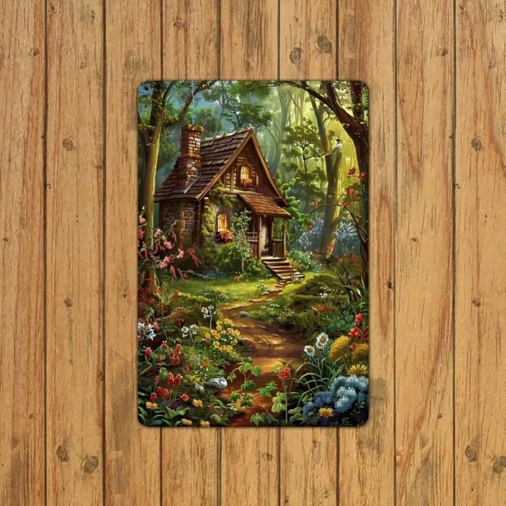 Vintage Metal Tin Sign Retro Wall Art Decor 8x12 Inch for Home Bar Cafe Garage