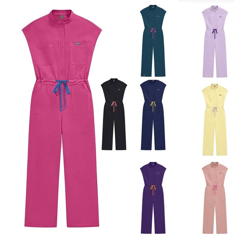 Dentist Clinical Overalls Surgical Uniforms Woman Hospital Nursing Jumpsuit Medical Nurse Clothes Beauty Salon Spa Workwear
