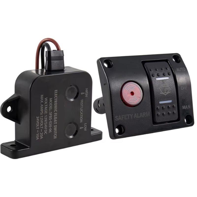 Marine Water Level Sensing Switch Panel Automatic Alarm System Bilge Pump Cabin Bottom Pump Sensing Accessories