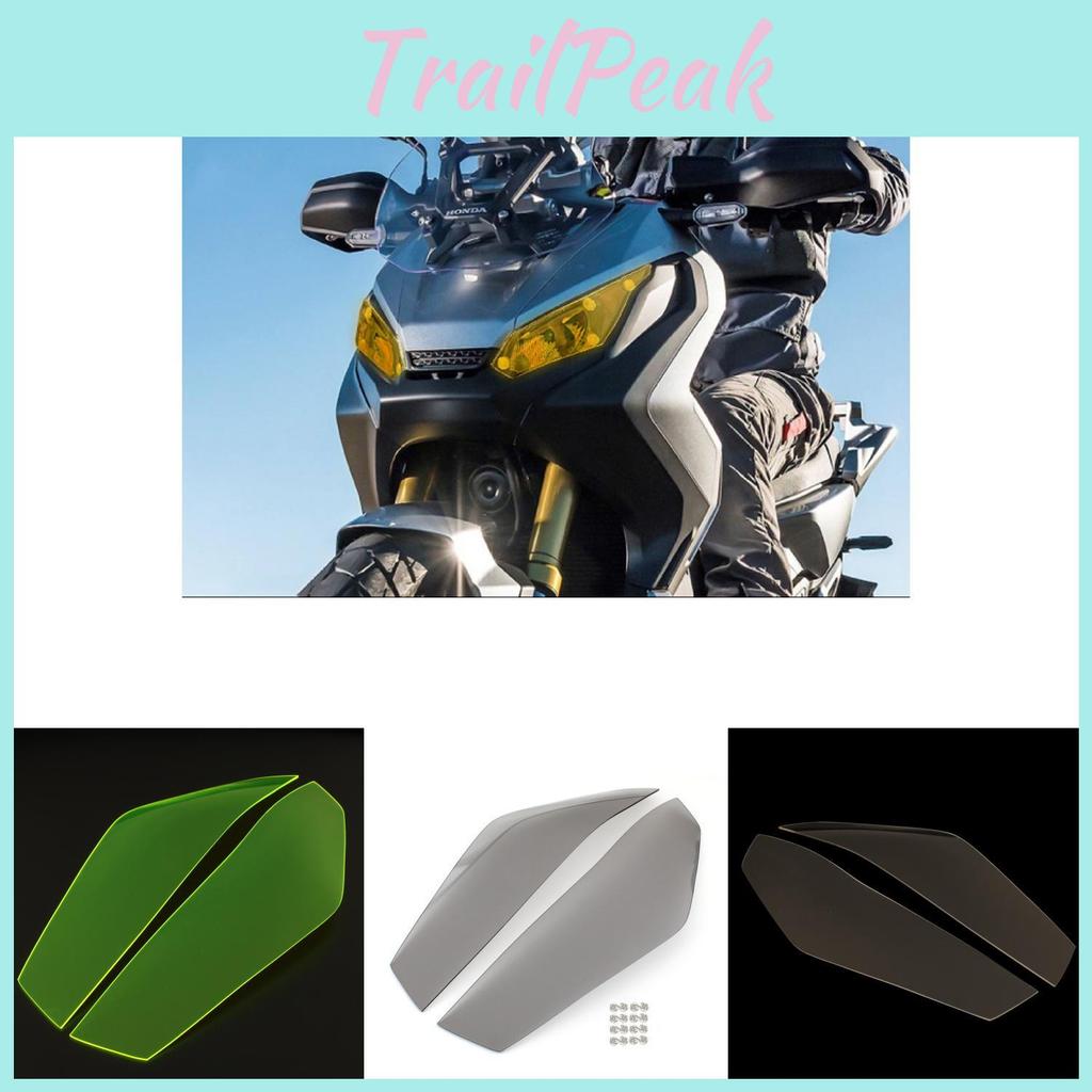 Durable Headlight Protection Cover Shield For Honda X-adv750 2021 Motorcycle Clear Gray Fluorescent