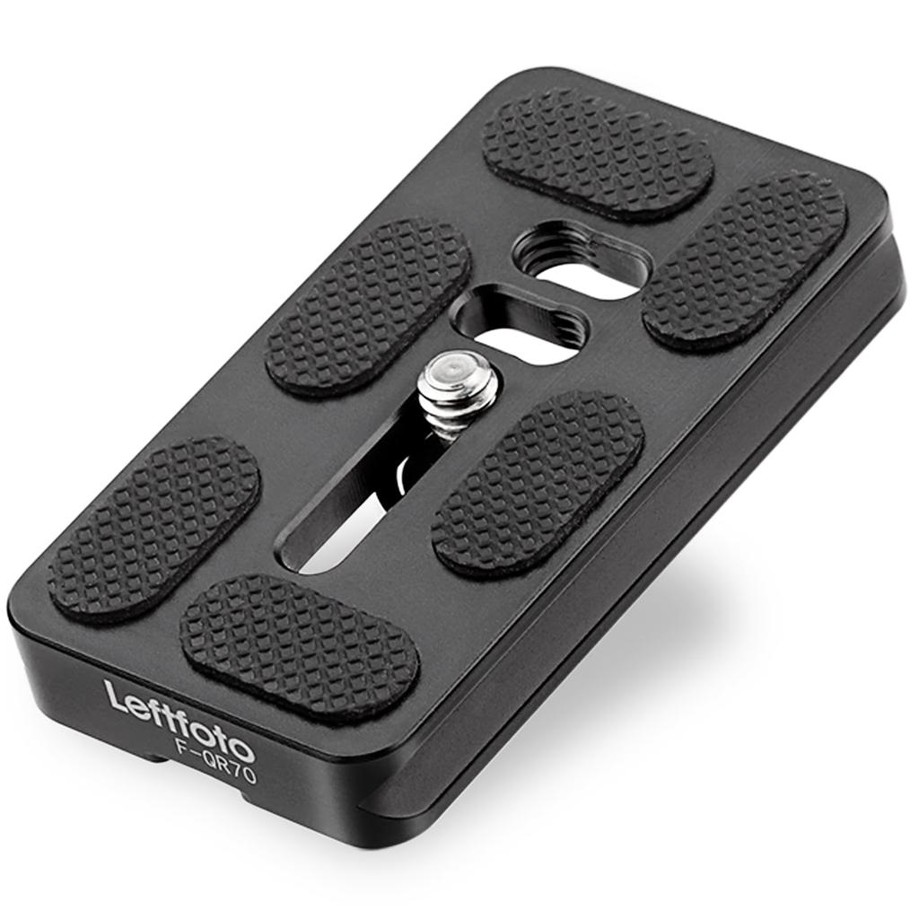 Leftfoto 70mm Camera Quick Release Arca Swiss Standard Universal Compact QR Tripod Camera Body Mount Plate for DSLR Camera Tripod Ball Heads Plate,