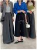 2026 Spring/Summer Wide-Leg Cropped Pants: Versatile, Fashionable, Simple Eight-Point Suit Pants