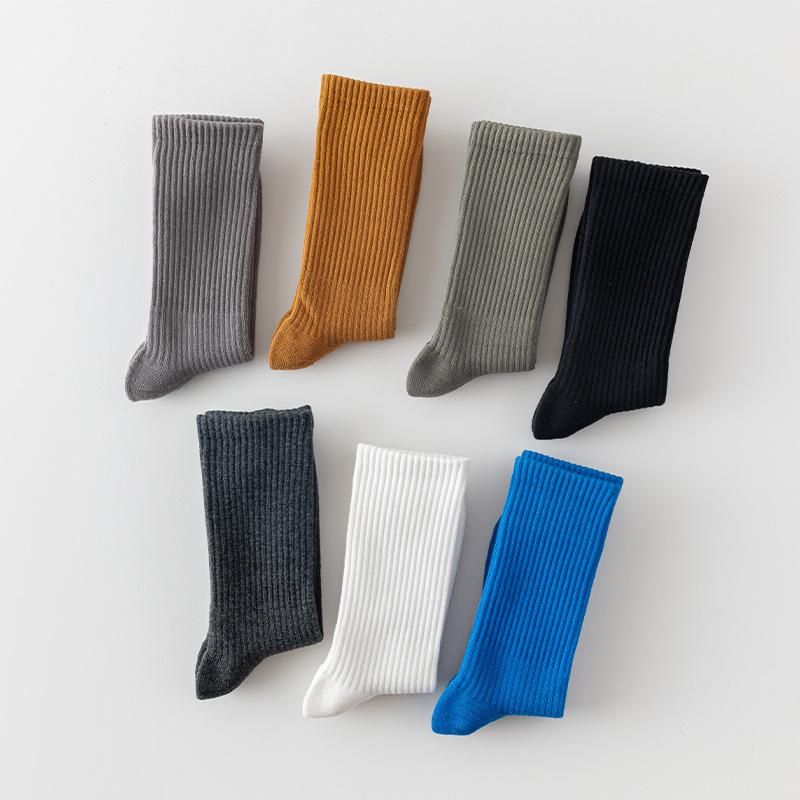 

Men s Solid Color Comfortable Hoop Sports Basketball Drum Cotton Socks 1 pair імбирний