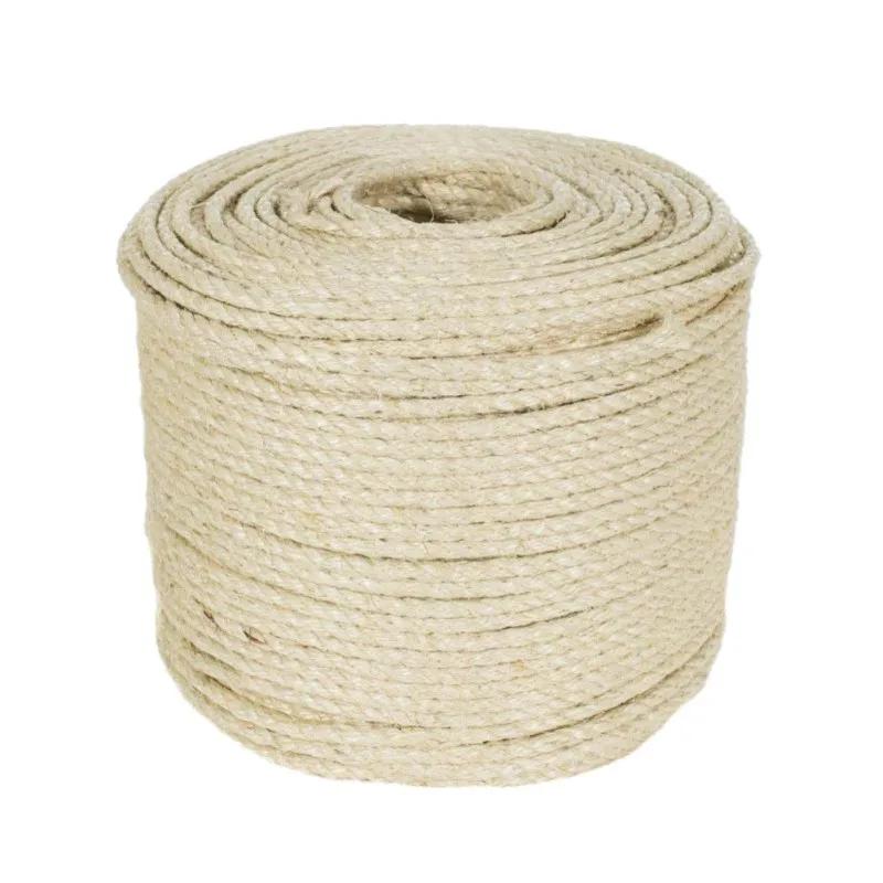 2026New Natural Sisal Rope Cat Scratching Post Toys Making DIY Desk Foot Chair Legs Binding Rope Material For Cat Sharpen Claw