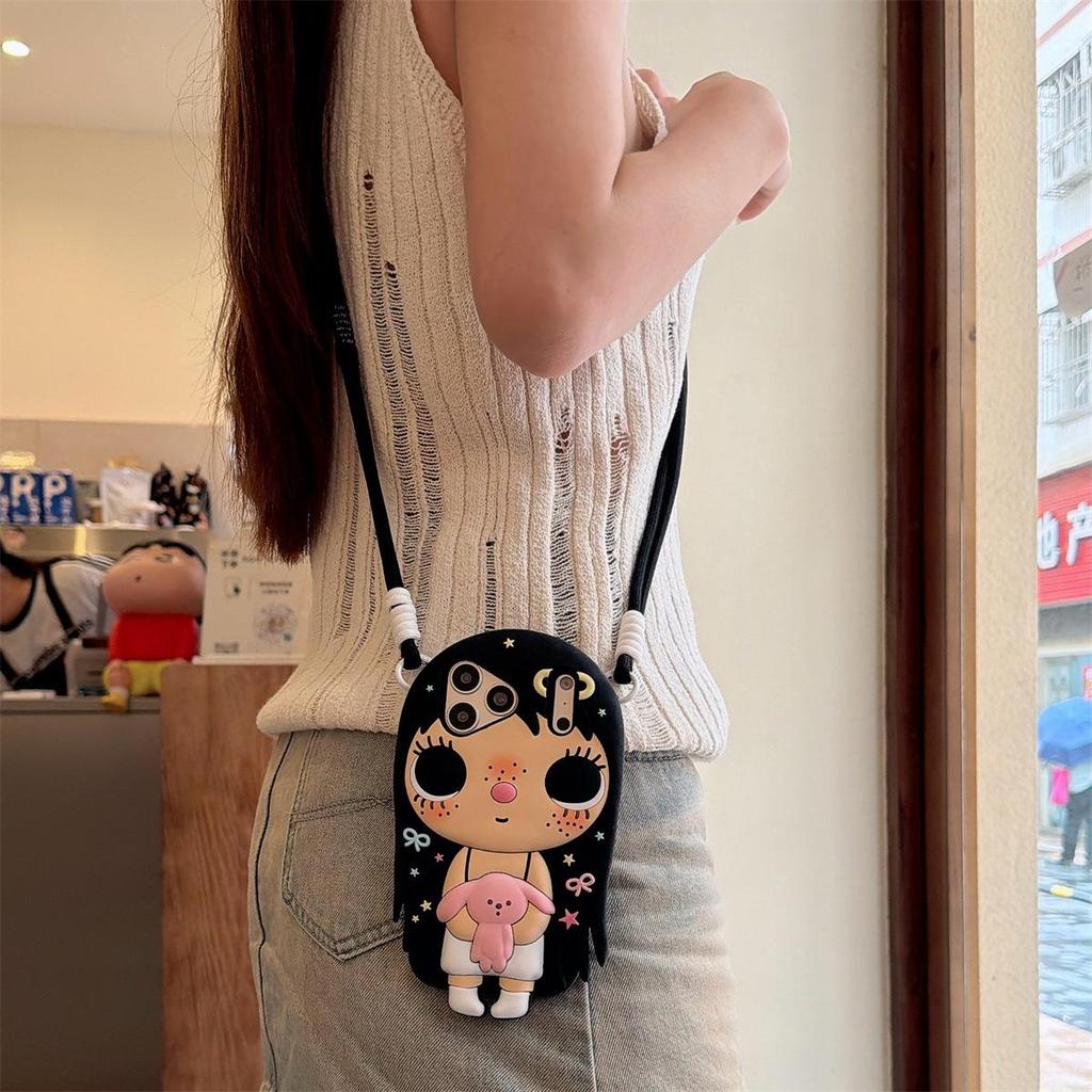 3D Cartoon Jade Anti-Fall Case for iPhone 14/13/12/11/Pro Max