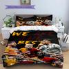 Galatasaray SK Pattern Bedding,Quilt Set Quilt Cover Pillowcase Home Birthday Gift(1 * duvet cover + 2 * pillowcase, without core)
