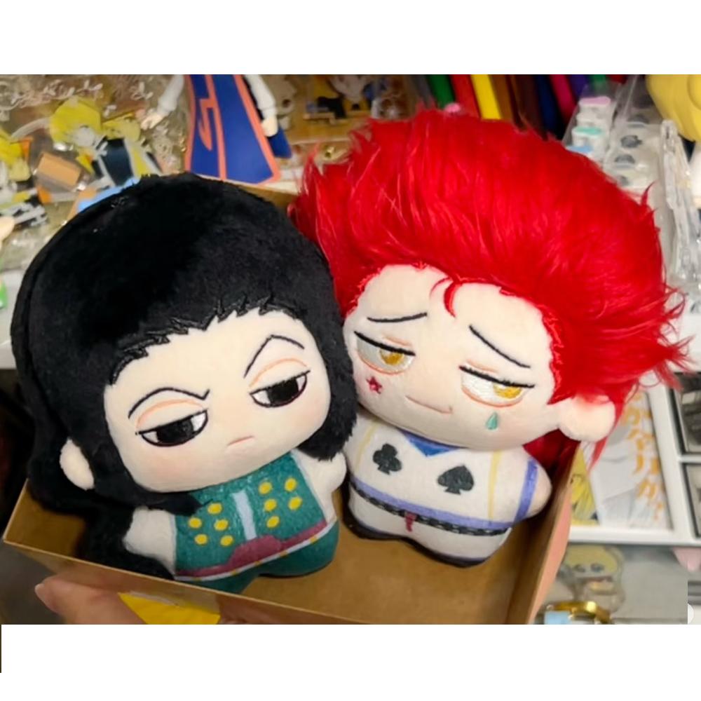 Anime HXH Plush Toys Cute Cotton Soft Stuffed Sea Star Plush Doll Illumi Zoldyck Plush Hisoka Plush Toys Keychain Pendant Gifts