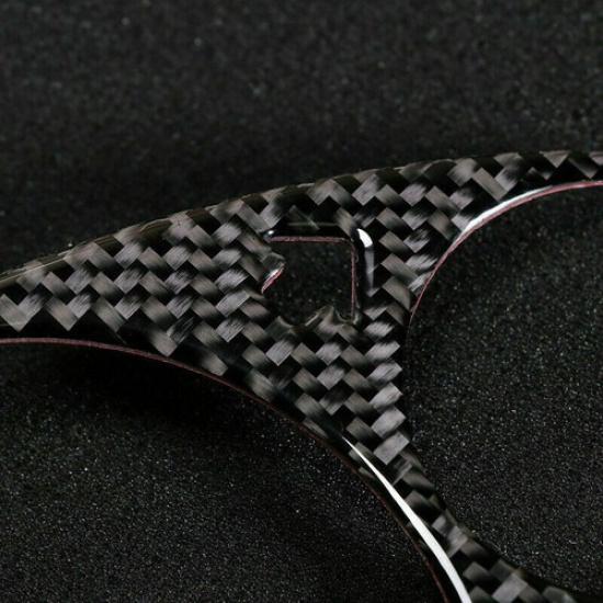For BMW 3 Series E46 1998-05 Carbon Fiber Dashboard trument Frame Trim Cover