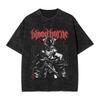 Bloodborne Videospiel Grafikdruck T-Shirt Unisex Damen Vintage Gewaschene Baumwolle Harajuku Streetwear Mode Oversized Sommer Neues T-Shirt