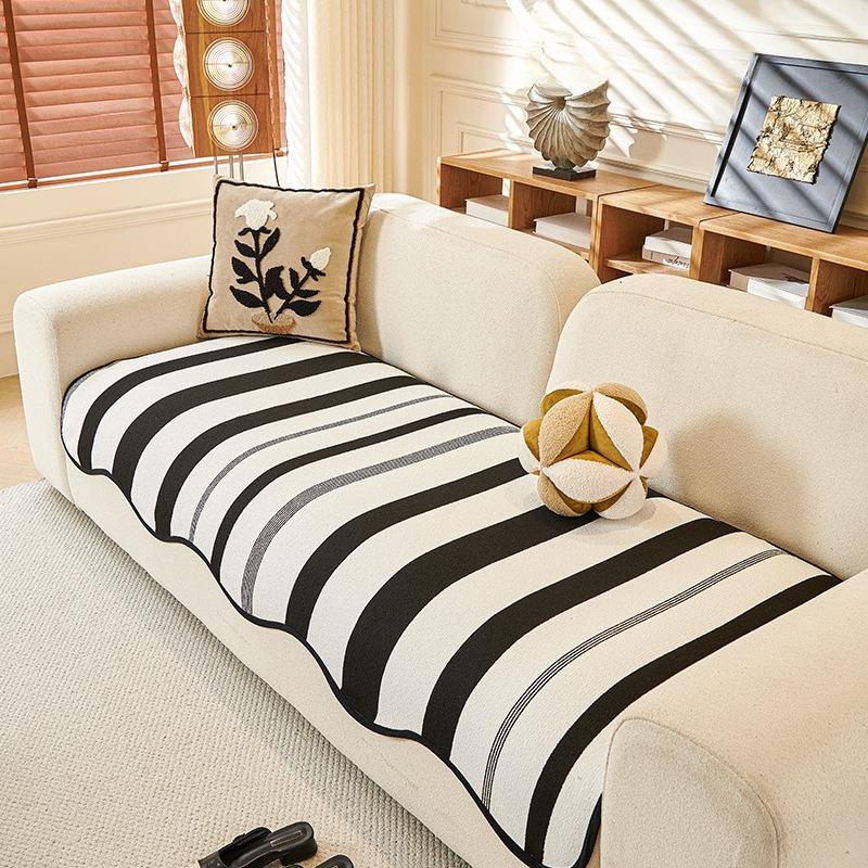 Wave Special-Shaped Sofa Cushion Universal In All Seasons  Simple Wind Cushion Non-Slip And Dirt-Resistant Cover Cloth Cushion