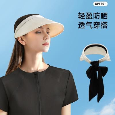 Urlaub Wind Sonnenschutz Leere Kopfbedeckung Damen UV-Schutz Leere Kopfbedeckung Sonnenhut Outdoor Reiten Meeresufer Freizeit Keine Kopfbedeckung