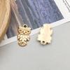 KC Gold Alloy Owl & Butterfly Pendant Charm for DIY Bracelets/Necklaces