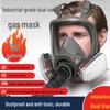 Masque facial intégral à double usage en silicone 6800 pour le soudage, la lutte contre l'incendie, la peinture par pulvérisation et la protection chimique