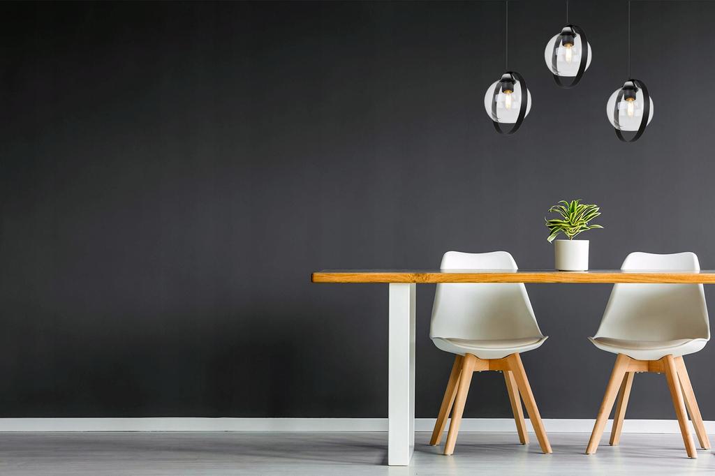 MODERN HANGING LAMP GLASS SHADE RINGS