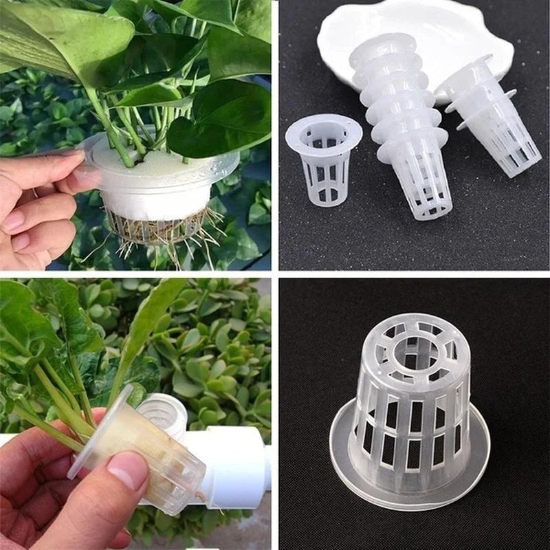 5 Pcs Plastic Plumbing Water Culture Vegetables Set Basket Soilless Cultivation Planting  Cultivation Cup