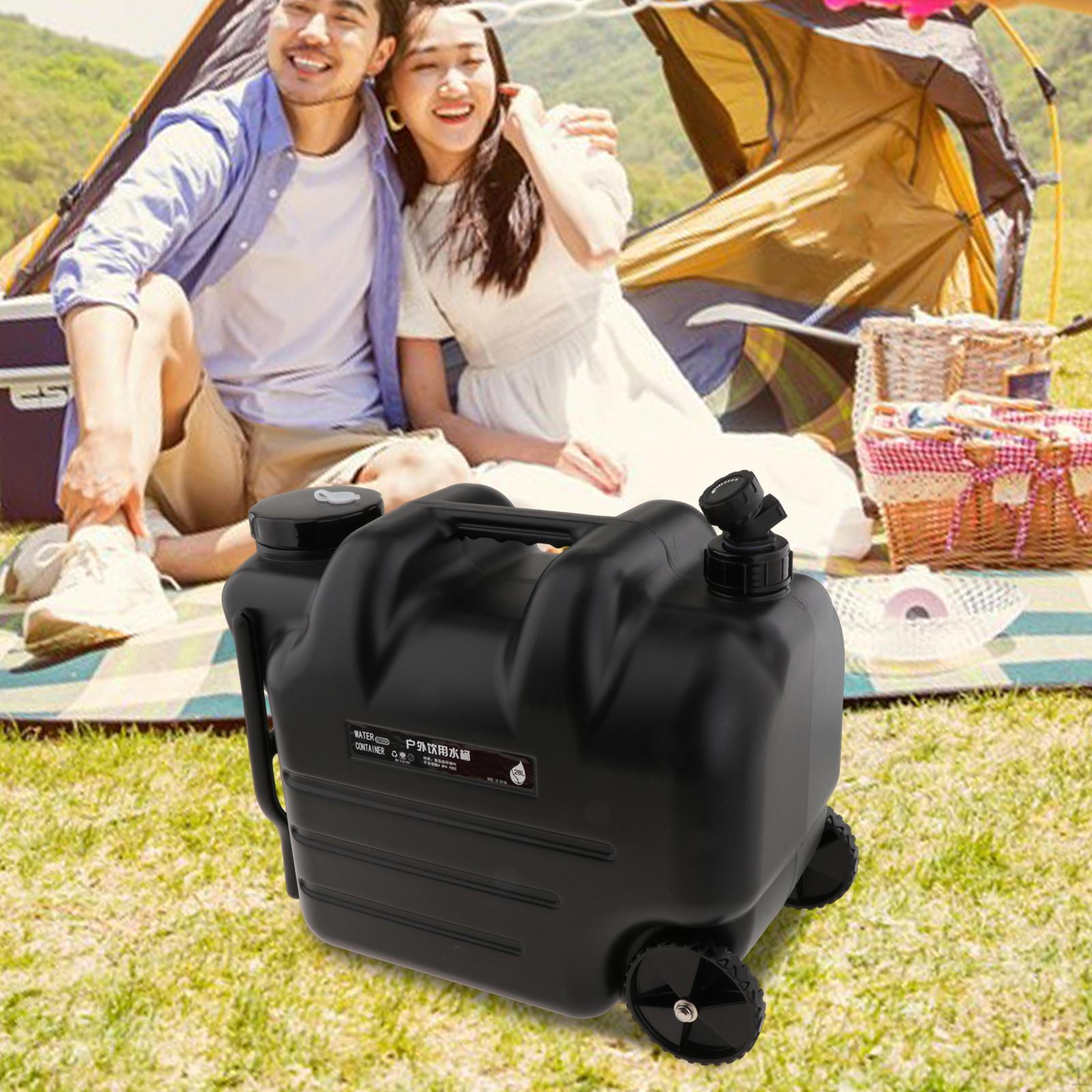 

Кемпинговый резервуар для хранения бутылок с водой, уличный бак для экстренных случаев, дорожный автомобиль чёрный