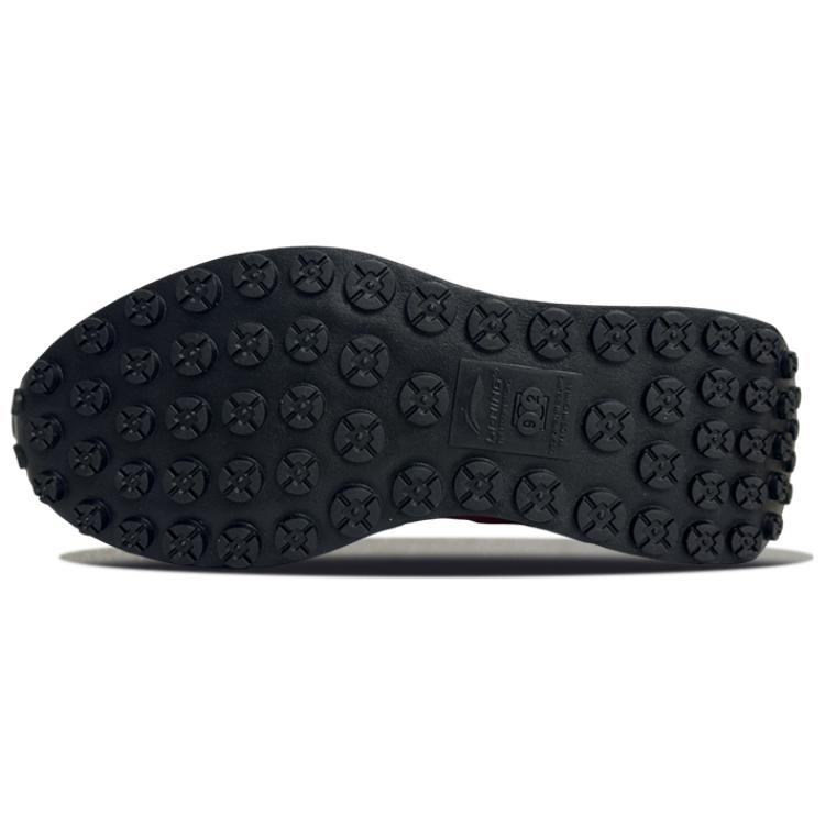 Li Ning Comfortable And Breathable Slip Resistant Abrasion Resistant Low top Casual Shoes Women's White Red AGCU178-3