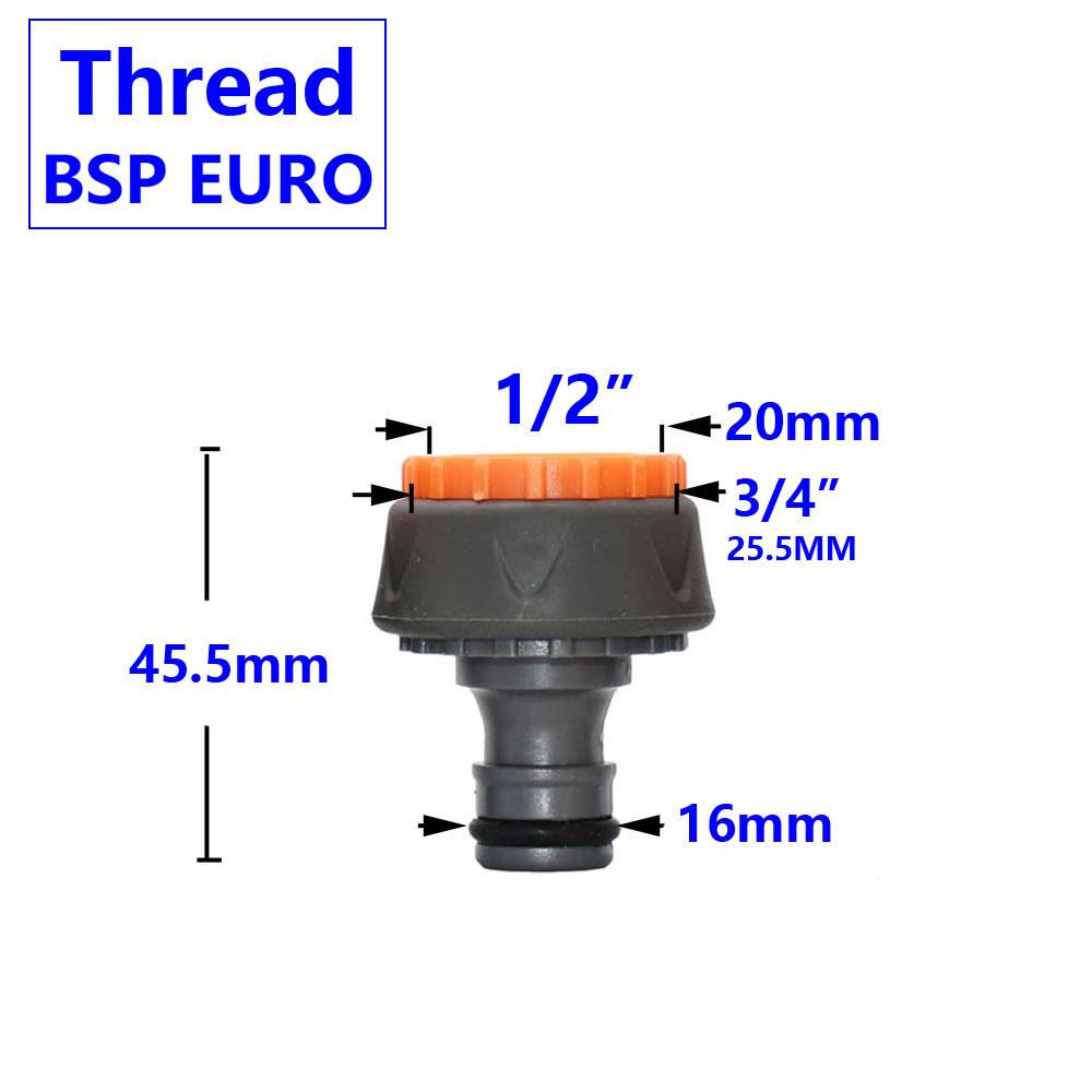 Garden Hose Fittings 1/2 3/4 1 Inch Quick Connector Water Waterstop Connector Car Wash Water Gun Adapter 1pcs