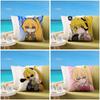 Cute Singer A-Akita Neru Pillow Case Cushion Cover Soft Cute Throw Pillow Case For Car Sofa Pillowcase Polyester With Zipper
