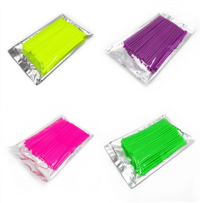 Motorcycle 24cm Colored Spoke Sleeves - 72 Pack, Eco-Friendly Radiation Decoration Strips