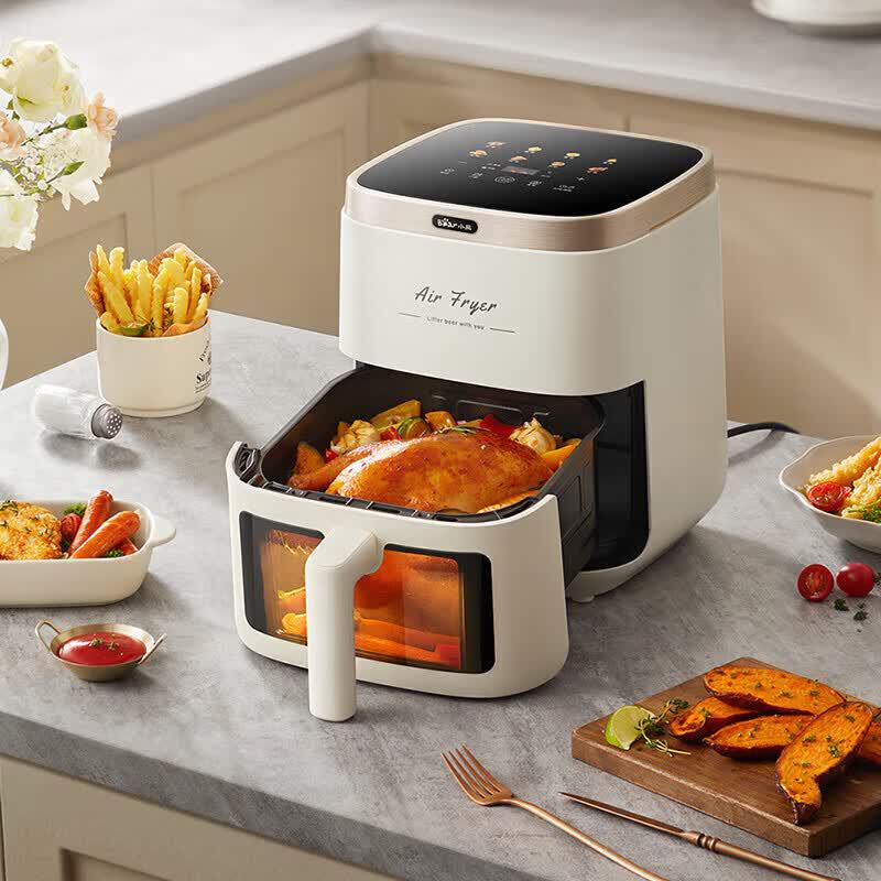 Bear 5L Visible Air Fryer CN plug (adapter included)