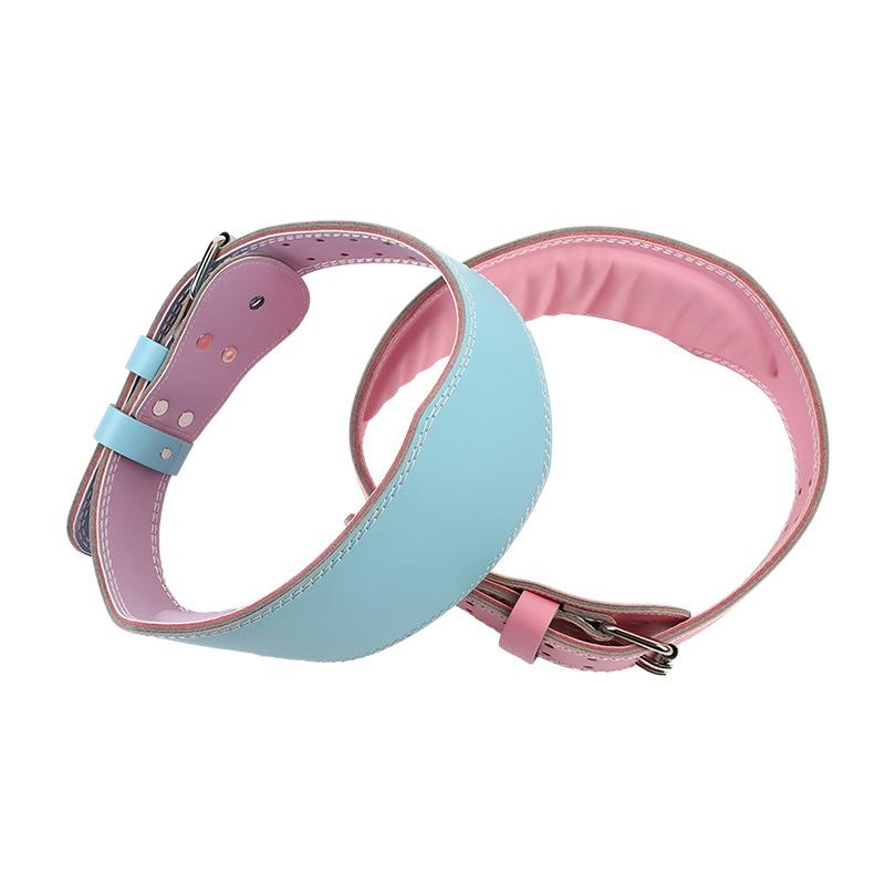 Neue dreifarbige Damen-Bodybuilding-tiefe Kniebeuge, harter Zug, Gewichtheben, Fitnessgürtel, Sportschutz, Zubehör