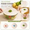 Silicone Food Covers Reusable Stretchable for Bowls Cans and Containers