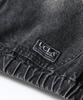 UCLA Unisex Washed Denim Work Hooded Jumper [Dk-Grey] (Uc9Uj20)
