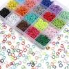 200-500pcs/Lot 6 8 10mm Colorful Open Jump Rings Split Jump Ring Connector For Diy Jewelry Making Findings Accessories Supplies