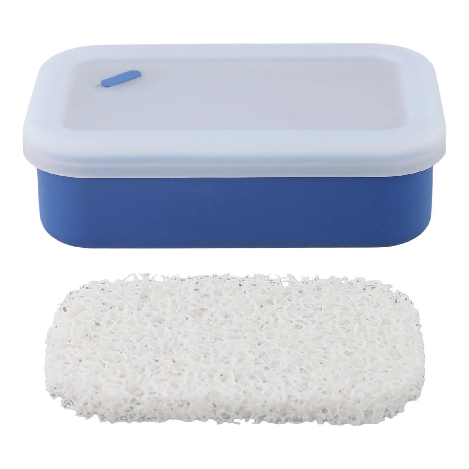 

Bar Soap Travel Case Leak Proof Soap Container Camping Gym Draining Layer Easy To Clean Large Capacity Leak-Proof синій