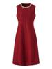 High-End Diamond Sequin Tweed A-line Vest Dress In Little Coco Style
