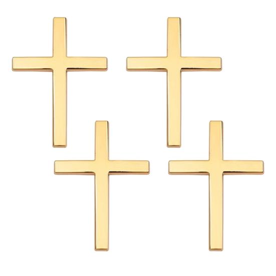 Christian Car Sticker 3D Badge Self-Adhesive Alloy Emblem Decal for Body Fender Tail Scratch