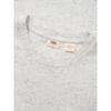 Levis Casual Comfortable Simple Embroidered Logo Ribbed Crew Neck Short Sleeve T-Shirt Men T-Shirts Gray 003MZ-0001