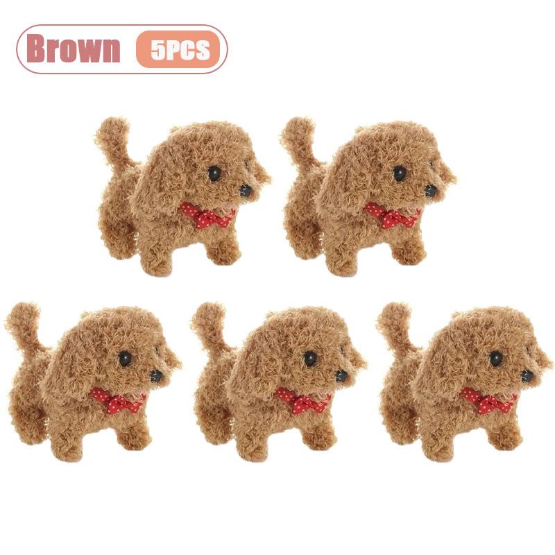 Realistic Robotic Dog Toy Interactive Plush Puppy with Barking Walking Sounds Like A Real Pet Smart Stuffed Animal Gift