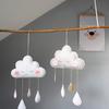New Nordic Style Felt Cloud With Face Kids Room Decoration Cloud Scandinavian Style Children Room Decor Nordic Decoration For Ro