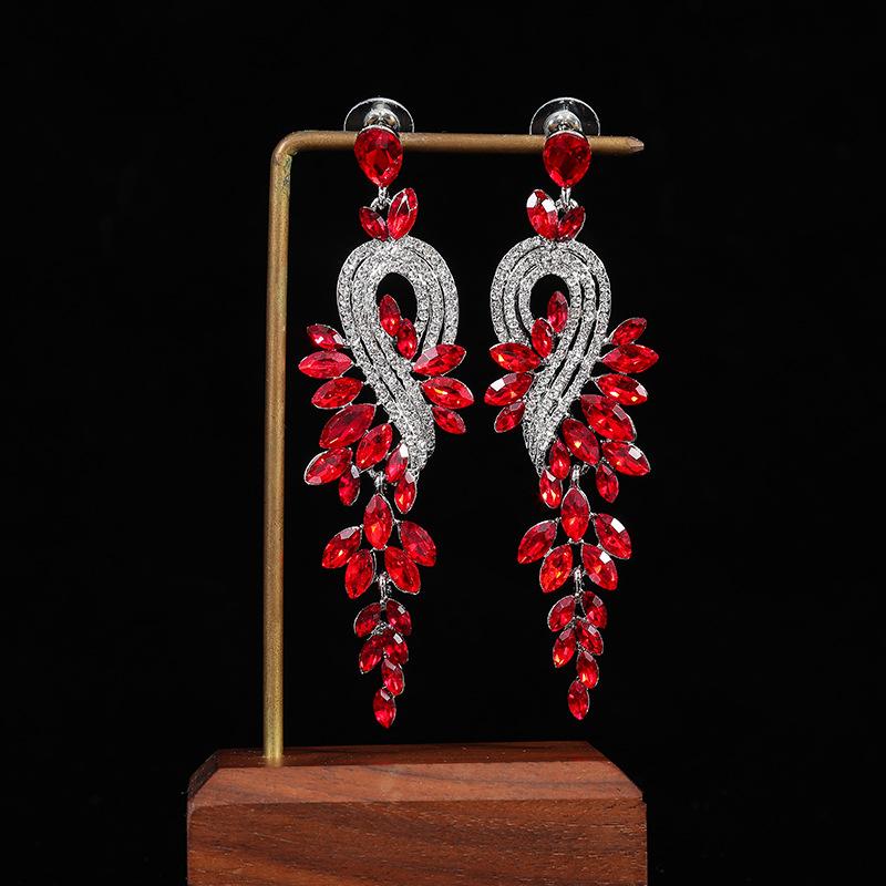 Пара Преувеличенных Ретро Серёг, Многоцветный Опциональный Узор Феникса, Новые Серьги.