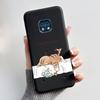 Jelly Color Simple Black Case For Nokia XR20 Popular Little Girl Viral Lucky Pattern Shell With Shockproof Bumper Soft Cover