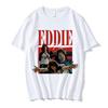 Eddie Munson Tshirts Unisexs Harajuku Graphics Print Tshirt Short Sleeve Oversize Streetwear Unisex Cotton Casual T Shirt