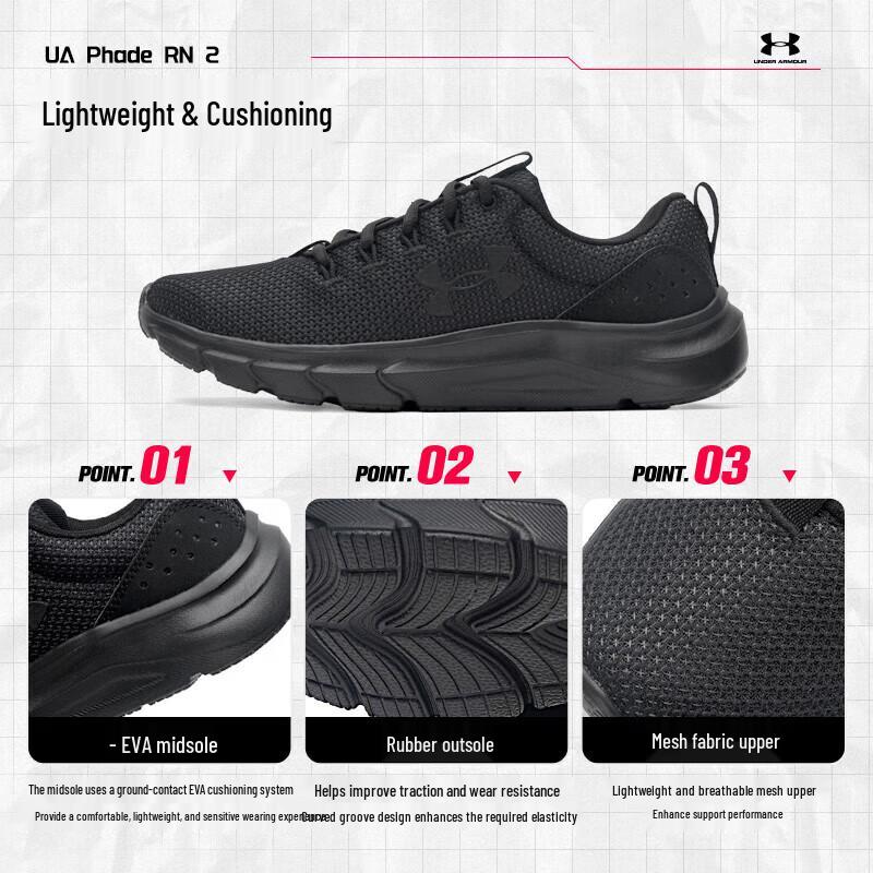 Under Armour Unisex Stylish Cushioned Running Shoes