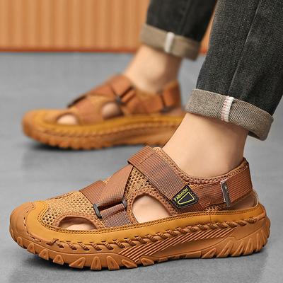 Sommer Herren Sandalen Leder Herren Freizeitschuhe Outdoor Herren Sandalen für Männer Strandschuhe Römische Herrenschuhe Botas Para Hombre Zapatos