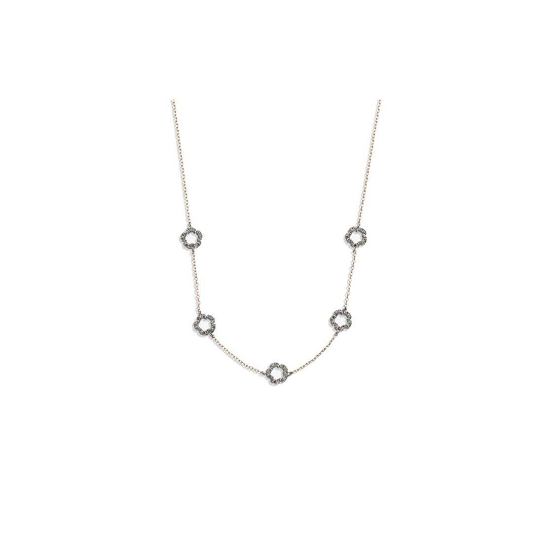 Coach Tea Rose Pendant Necklace Women necklace Brass Silver CL309-GLD F,Silver