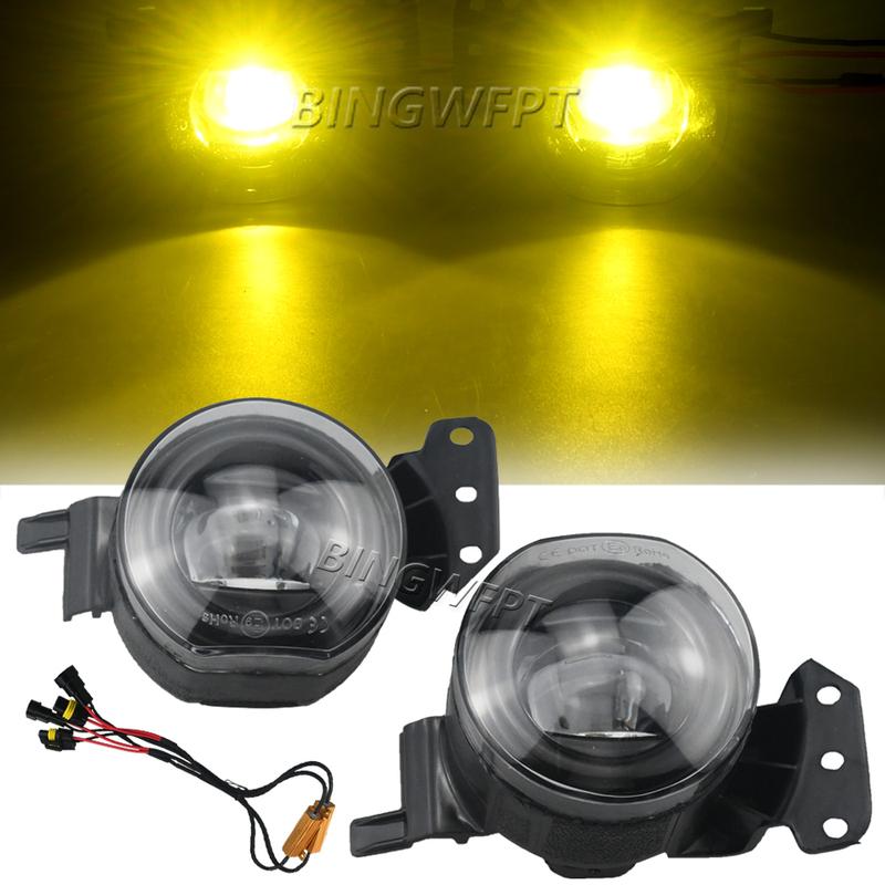 NEW Fog Lights For BMW E60 E90 E63 E46 323i 325i 525i Headlight Headlights Fog Light LED Fog Lamps Lens Foglights Accessories