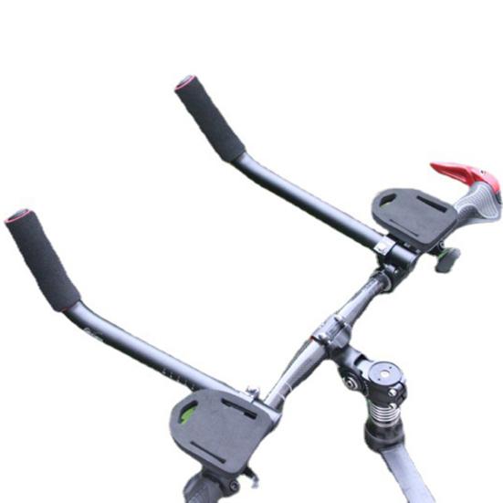 2Pcs Helpful Bike Handlebar High Strength Wear-resistant Components Durable Bicycle Handlebar for Cycling