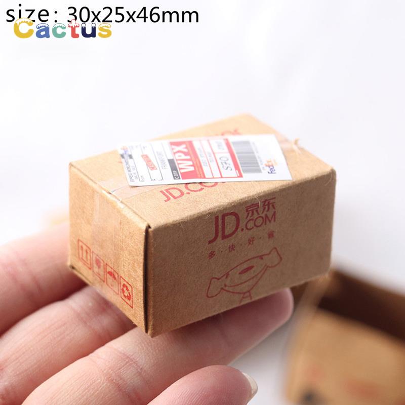 5 Pz/1 Set Mini Scatola di Cartone Express 1:12 Casa delle Bambole Miniatura Scatola Express Decorazione Giocattolo Casa delle Bambole Decorazione Accessori Arredamento