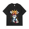 275 GSM Yıkanmış Tişörtler %100 Pamuk Pokemon V2 Ash Baskılı Unisex Ağır Pamuk Tişört