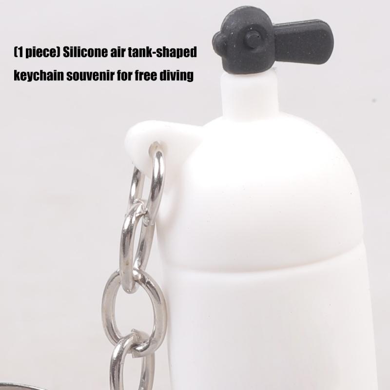 Mini Porte-clés de Plongée Pour les Passionnés de Sports Nautiques silicones alliages Construction Pratique pour le Voyage Solution de Transport