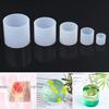DIY Handmade Succulents Candle Mould Cylinder Resin Mold Crystal Glue Silicone Casting Mould