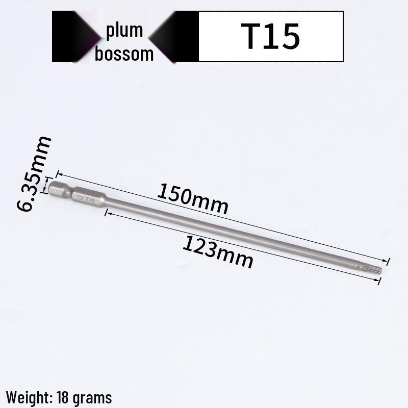 Magnetic Plum Blossom Screwdriver Replacement Bits T15 T20 T25 T30