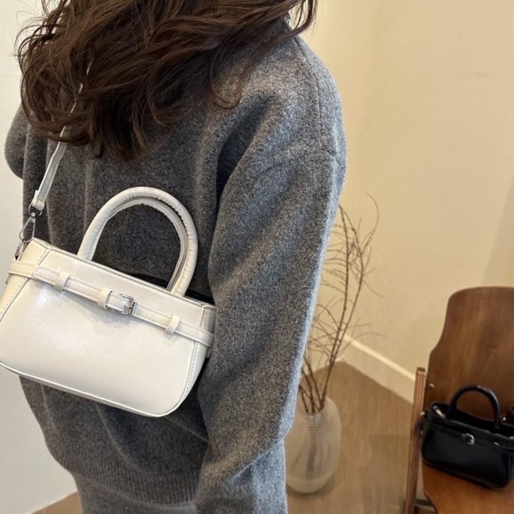 Small Size Small Square Bag PU Leather Shoulder Strap Crossbody Bag Casual Shoulder Bag For Girls